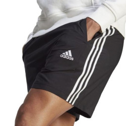 PANTALON ADIDAS CORTO CHELSEA NEGRO RAYAS  2