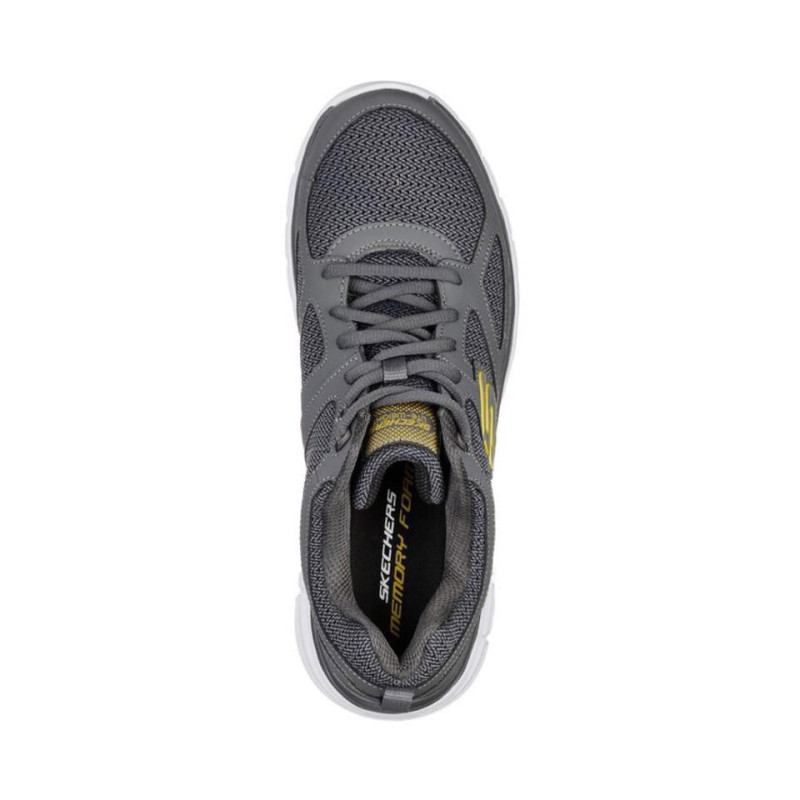 ZAPATILLA SKECHERS BURNS AGOURA GRIS HOMBRE