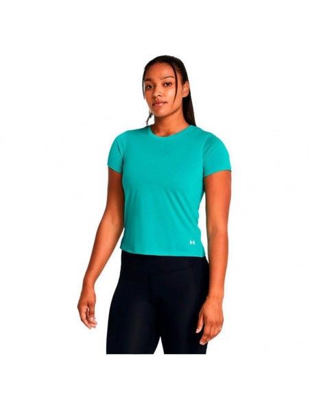 CAMISETA UNDER ARMOUR VERDE MUJER 