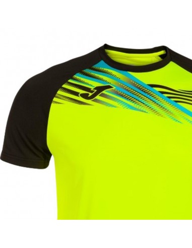 CAMISETA JOMA ELITE X AMARILLO NEGRA