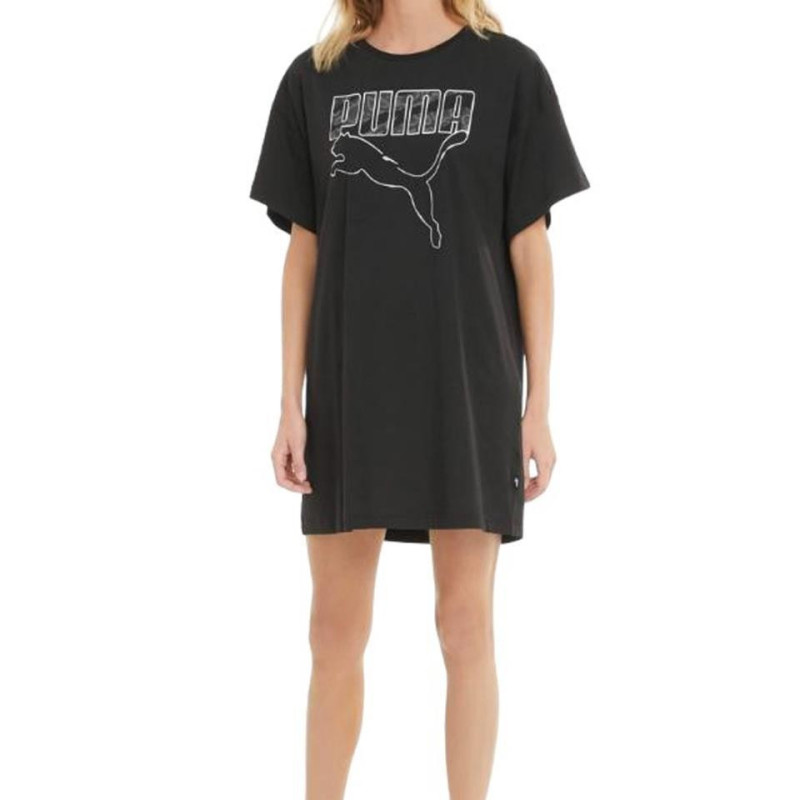 VESTIDO PUMA NEGRO ALGODON MUJER 585837-01
