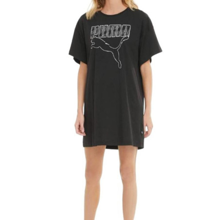 VESTIDO PUMA NEGRO ALGODON MUJER 585837-01