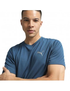 CAMISETA PUMA RUN FAVORITE VELOCIT AZUL  2