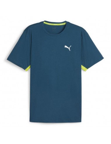 CAMISETA PUMA RUN FAVORITE VELOCIT AZUL 
