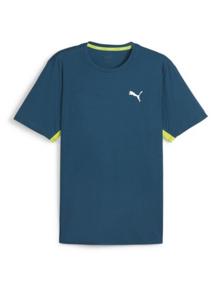 CAMISETA PUMA RUN FAVORITE VELOCIT AZUL 