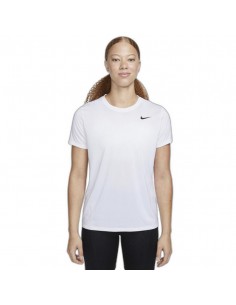 CAMISETA NIKE DRI-FIT BLANCA MUJER DX0687-100  2