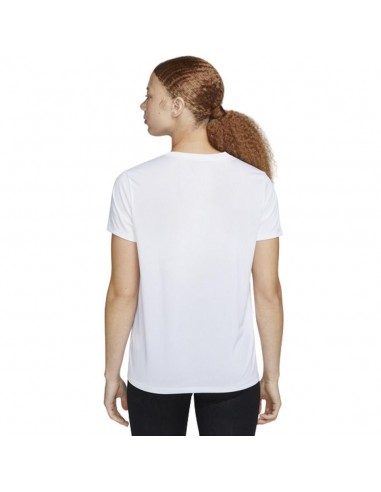 CAMISETA NIKE DRI-FIT BLANCA MUJER DX0687-100 