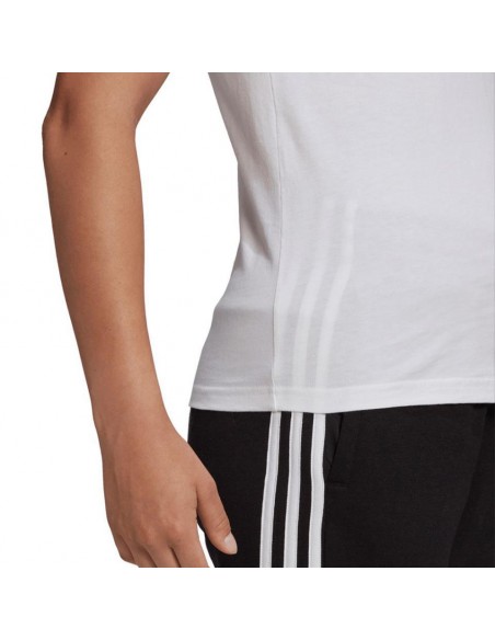CAMISETA ADIDAS BLANCA ESSENTIALS BANDAS GL0783