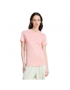 CAMISETA ADIDAS W 3 S T ROSA IY4200 MUJER 2