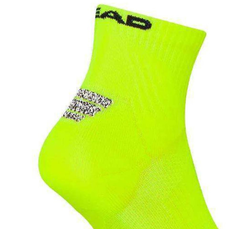 CALCETIN HEAD PADEL QUARTER AMARILLO 701226609-002