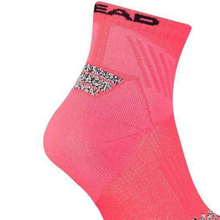 CALCETIN HEAD PADEL QUARTER ROSA 701226609-004