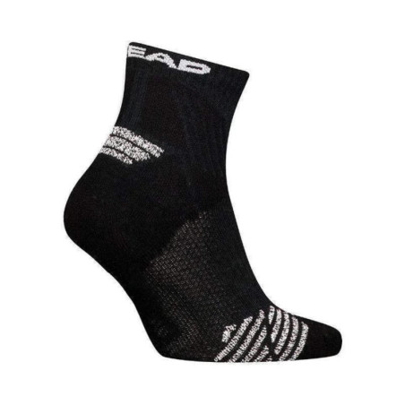 CALCETIN HEAD PADEL QUARTER NEGRO 701226609-002
