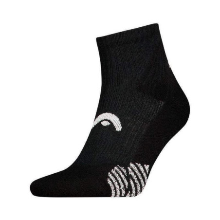 CALCETIN HEAD PADEL QUARTER NEGRO 701226609-002