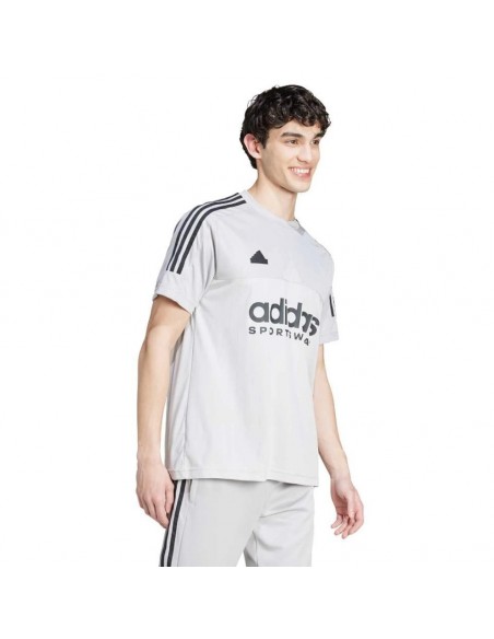 CAMISETA ADIDAS M TIRO Q1 GRIS IW5958