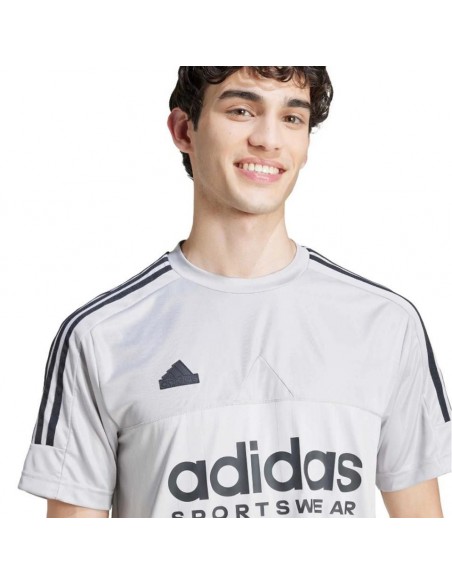 CAMISETA ADIDAS M TIRO Q1 GRIS IW5958