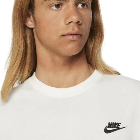 CAMISETA NIKE NSW CLUB TEE BLANCO AR4997-133