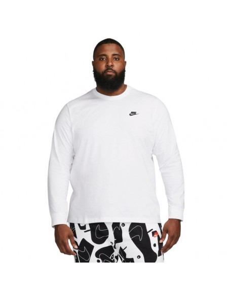 CAMISETA NIKE SPORTWEAR CLUB BLANCA AR5193-100