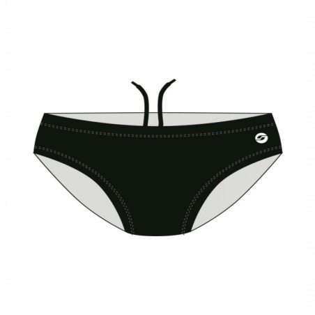 BAÑADOR SLIP HOMBRE RAS NEGRO T10078