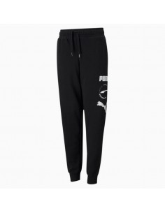 PANTALON LARGO PUMA ALFA NEGRO 585895-01 2