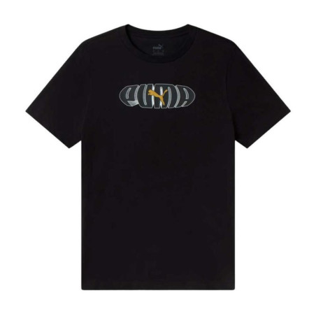 CAMISETA PUMA MANGA CORTA NEGRA 686890-01