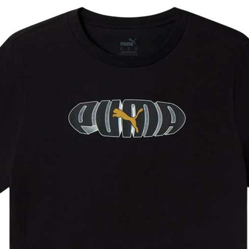 CAMISETA PUMA MANGA CORTA NEGRA 686890-01