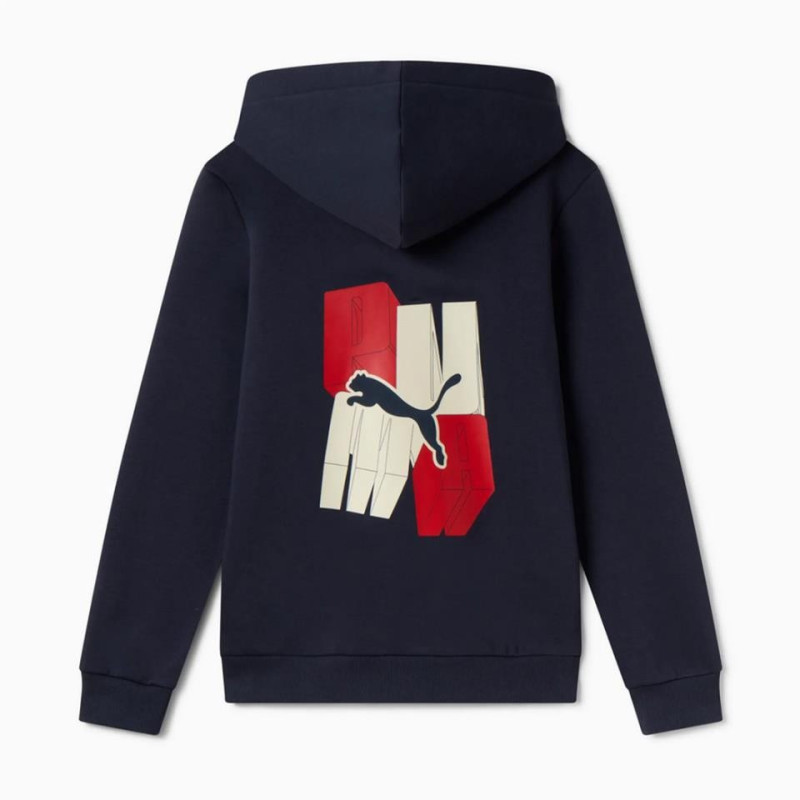 SUDADERA PUMA CREMALLERA ES GRAPHIC AZUL 686899-75