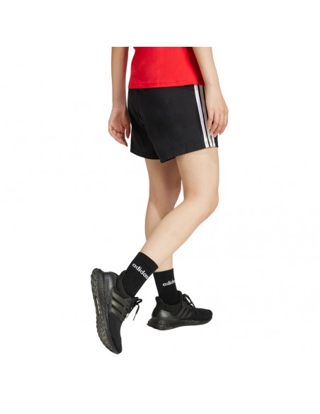 PANTALON CORTO ADIDAS W 3S NEGRO MUJER JD0908
