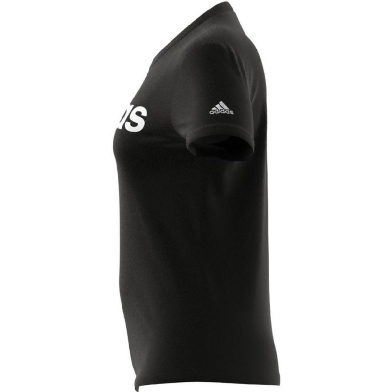 CAMISETA ADIDAS NEGRA BASICA MUJER GL0769