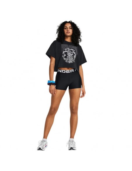 MALLA UNDER ARMOUR SHORTY NEGRO MUJER 1383629-001
