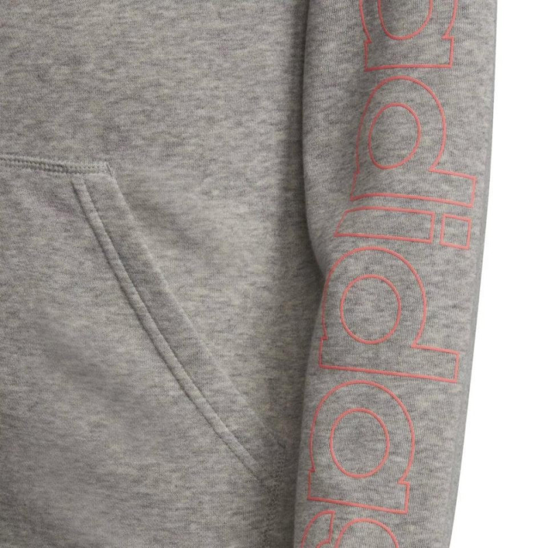 SUDADERA ADIDAS GRIS ESSENTIALS NIÑA HE1967