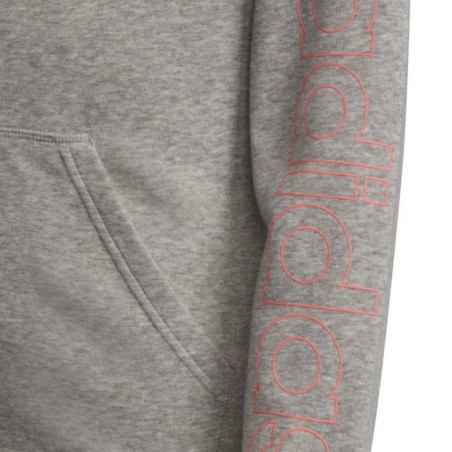 SUDADERA ADIDAS GRIS ESSENTIALS NIÑA HE1967