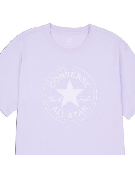 CAMISETA CONVERSE CHUCK PATCH LILA 10025459-A37