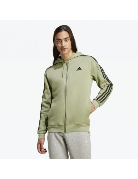 SUDADERA ADIDAS ESSENTIALS CREMALLERA VERDE JE0341